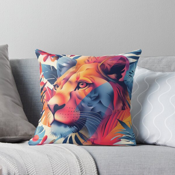 Item preview, Fierce & Beautiful: Colorful Lion Muzzle Set designed and sold by Print2Harbor.
