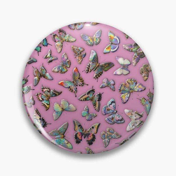 Item preview, Holographic Butterflies on Pink designed and sold by dinaaaaaah.