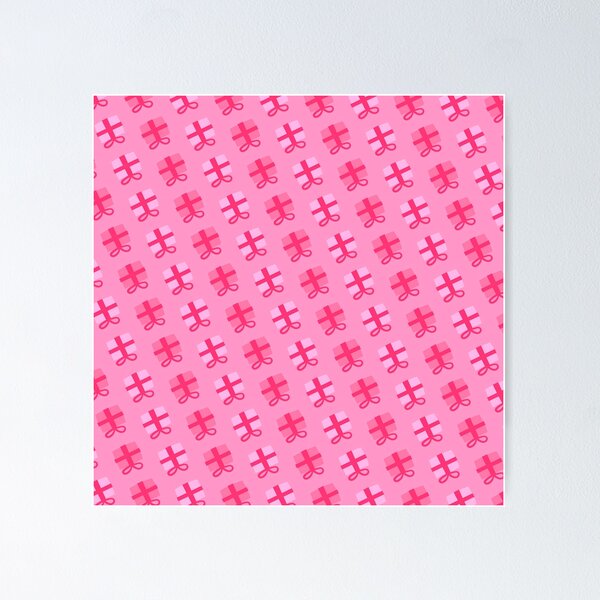 Item preview, Regalos De Navidad Rosa Y Crema Sobre Un Patrón Rosa Claro designed and sold by PatternsPalette.