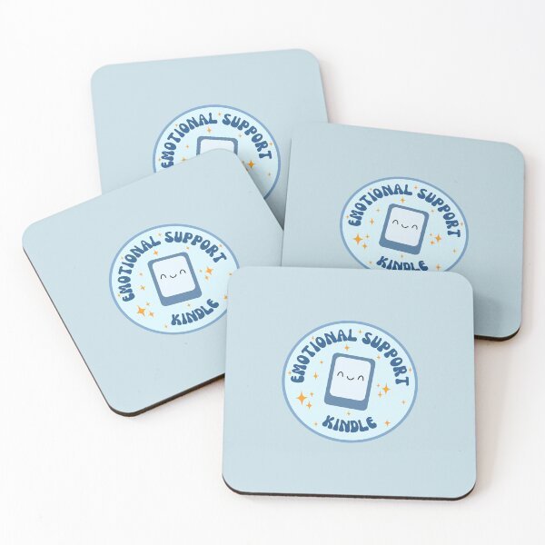 Item preview, Emotional support kindle - blue kindle designed and sold by Neadoodles.