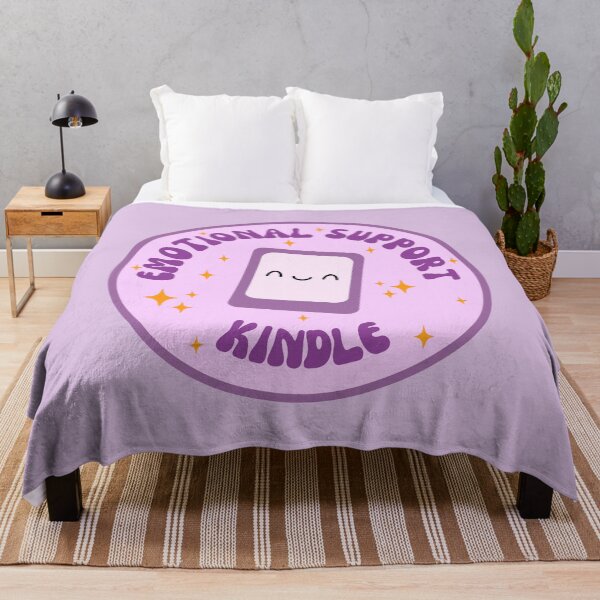 Item preview, Emotional support kindle - purple kindle designed and sold by Neadoodles.