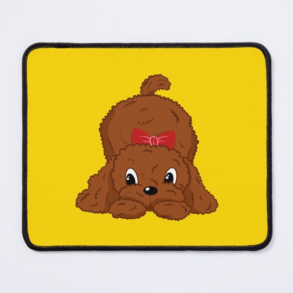 Item preview, Lovely Red Toy Poodle Apricot Toy Poodle designed and sold by Cat N' Doodles.