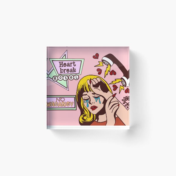 Item preview, Heartbreak Hotel No Vacancy Print designed and sold by Flutterbeeco.