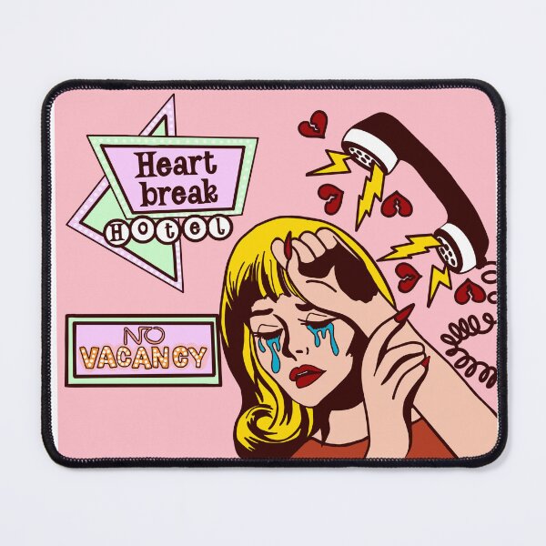 Item preview, Heartbreak Hotel No Vacancy Print designed and sold by Flutterbeeco.
