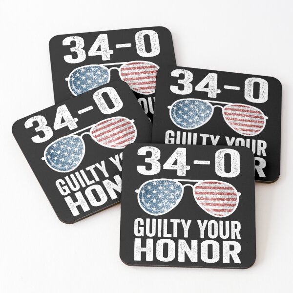 Item preview, 34-0 Guilty Your Honor. Guilty Verdict 34 to 0 Felony Counts designed and sold by BOUCHERIT amine.