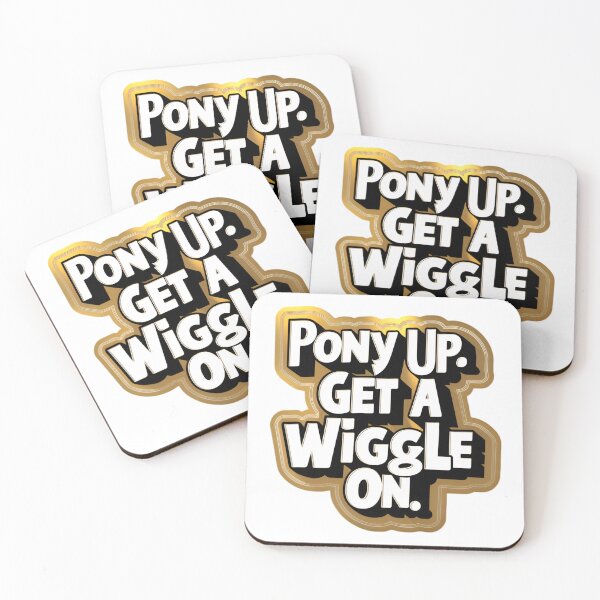 Item preview, Pony Up Get a Wiggle On designed and sold by Wilcox PhotoArt.
