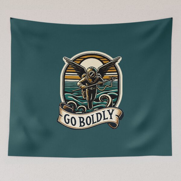 Item preview, Go Boldly designed and sold by Goose Zeus.