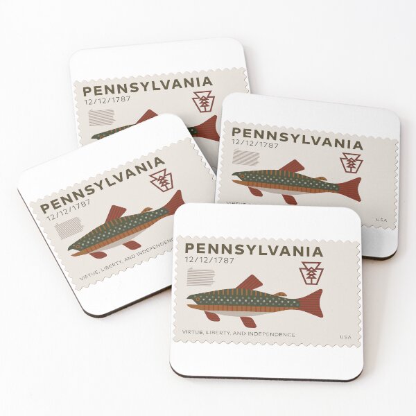 Item preview, pennsylvania stamp designed and sold by BashPIXIE.
