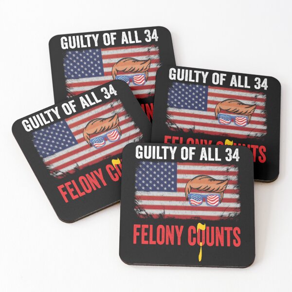 Item preview, 34-0 Guilty Your Honor. Guilty Verdict 34 to 0 Felony Counts designed and sold by BOUCHERIT amine.
