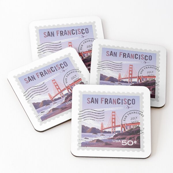 Item preview, san francisco stamp designed and sold by BashPIXIE.