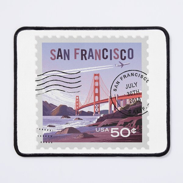 Item preview, san francisco stamp designed and sold by BashPIXIE.