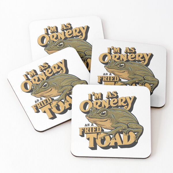 Item preview, Ornery as a Fried Toad  designed and sold by Wilcox PhotoArt.