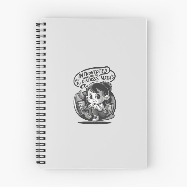Item preview, Introverted But Willing To Discuss Math's - With Illustration  designed and sold by Itsheartshop.