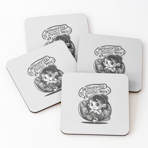 Item preview, Introverted But Willing To Discuss Math's - With Illustration  designed and sold by Itsheartshop.