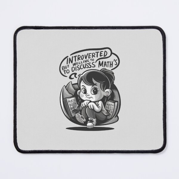 Item preview, Introverted But Willing To Discuss Math's - With Illustration  designed and sold by Itsheartshop.