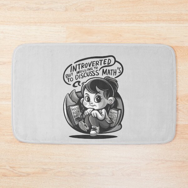 Item preview, Introverted But Willing To Discuss Math's - With Illustration  designed and sold by Itsheartshop.