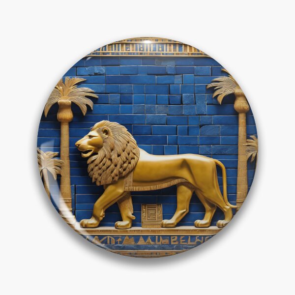 Item preview, Lion of Babylon, Mesopotamia, ancient civilization, cradle of civilization, palm trees designed and sold by Redbdon.