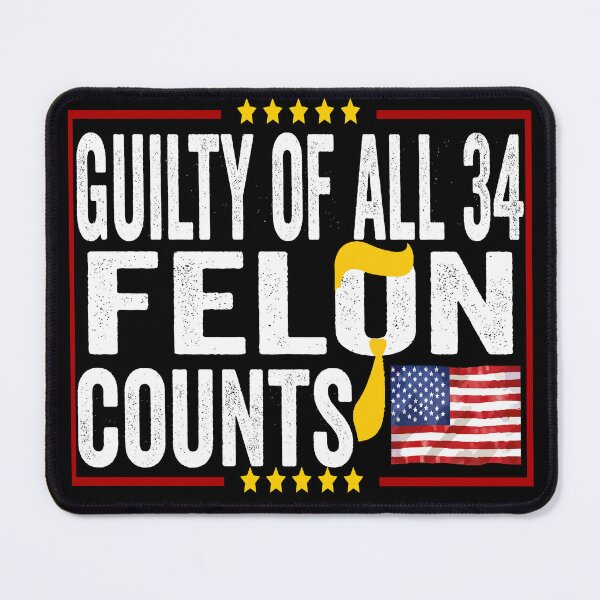 Item preview, 34-0 Guilty Your Honor. Guilty of all 34 Felony Counts designed and sold by BOUCHERIT amine.