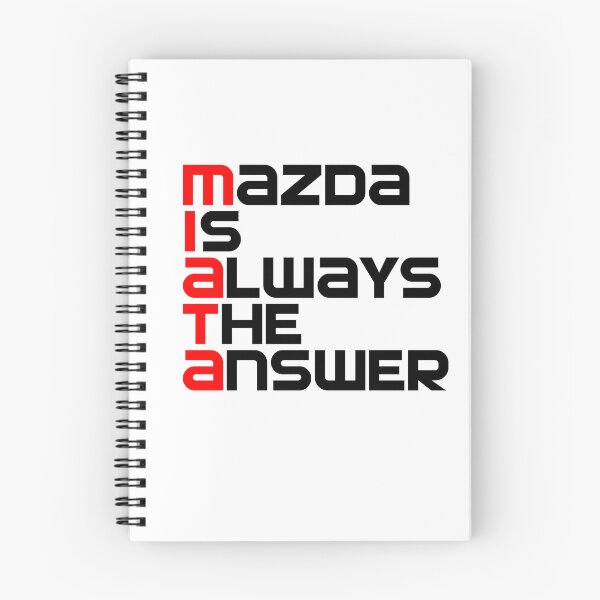 Item preview, Mazda is always the answer Black designed and sold by VonnArt.