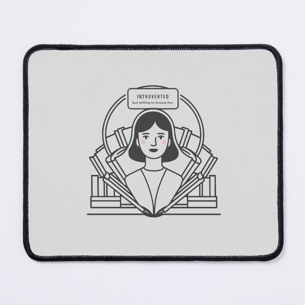 Item preview, Introverted But Willing To Discuss Her designed and sold by Itsheartshop.