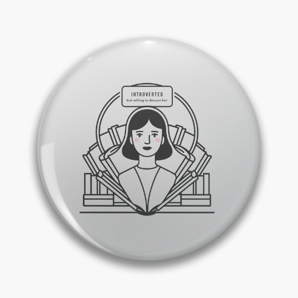 Item preview, Introverted But Willing To Discuss Her designed and sold by Itsheartshop.