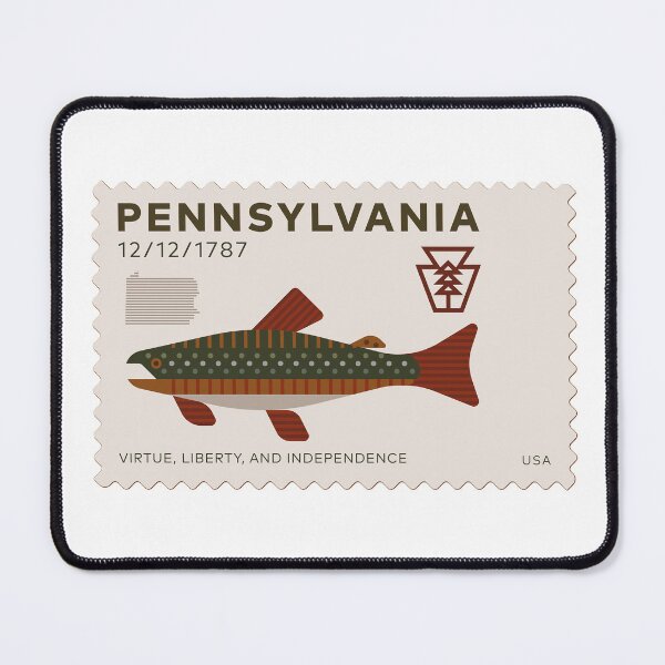 Item preview, pennsylvania stamp designed and sold by BashPIXIE.