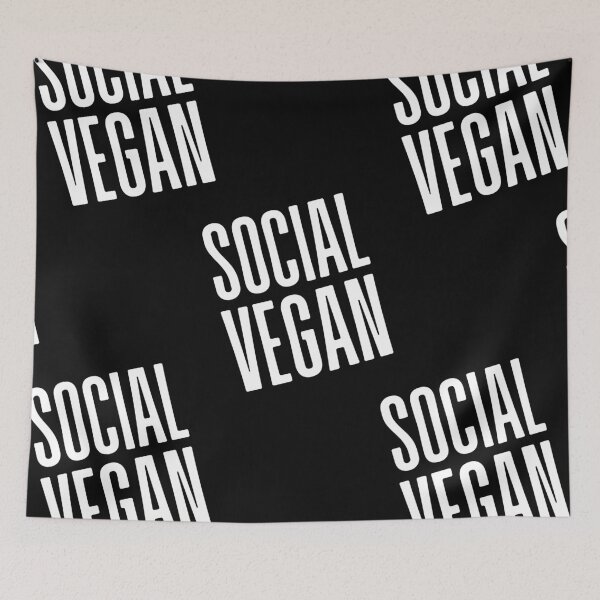 Item preview, Social Vegan Typography designed and sold by The magic  Yellow bus.
