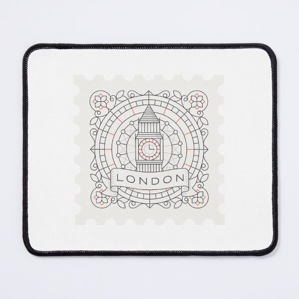 Item preview, london stamp designed and sold by BashPIXIE.