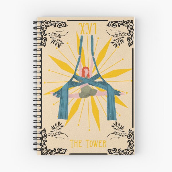 Artikelvorschau, Der Turm Luftakrobatik Tarot Themendruck entworfen und verkauft von Flutterbeeco.