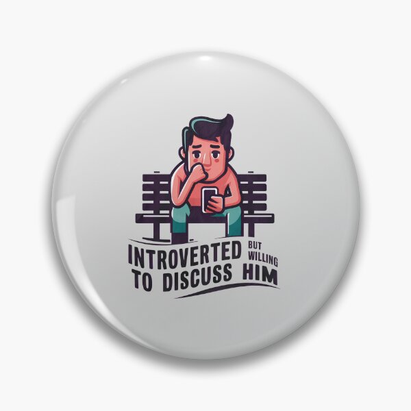 Item preview, Introverted But Willing To Discuss Him designed and sold by Itsheartshop.
