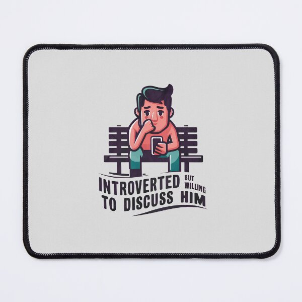 Item preview, Introverted But Willing To Discuss Him designed and sold by Itsheartshop.