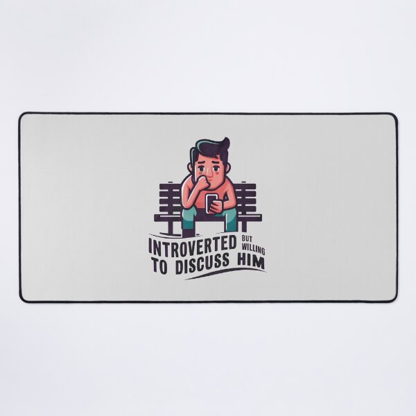 Item preview, Introverted But Willing To Discuss Him designed and sold by Itsheartshop.