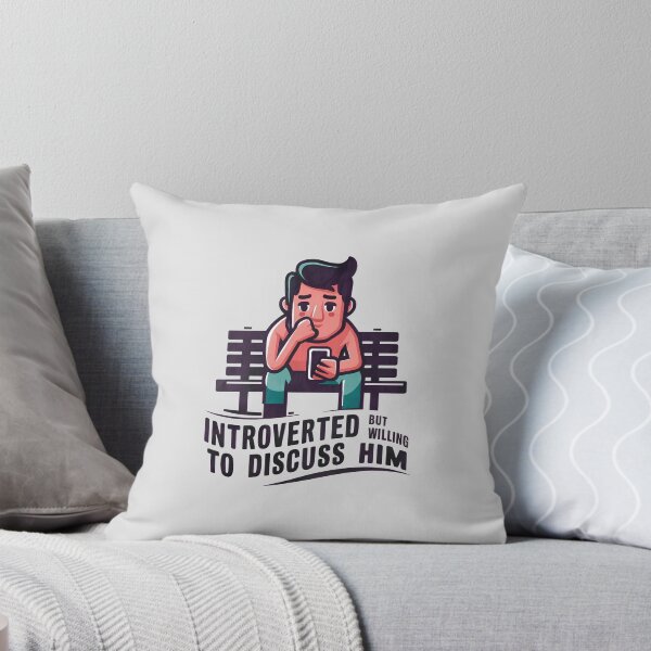 Item preview, Introverted But Willing To Discuss Him designed and sold by Itsheartshop.