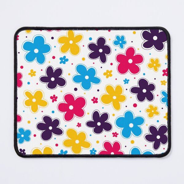 Item preview, Polyamory Pride Flag Cute Flowers Doodle designed and sold by JoyfulJen.