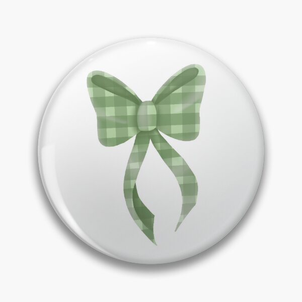 Item preview, green gingham bow designed and sold by oxxxenfree.