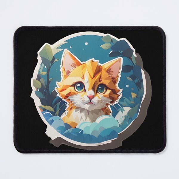Item preview, cat art designed and sold by eriktartufo.