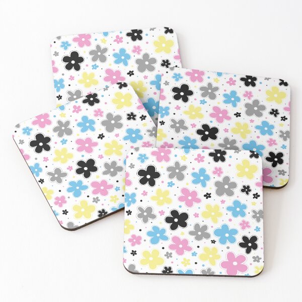 Item preview, Polygender Pride Flag Flowers Doodle Pastel designed and sold by JoyfulJen.