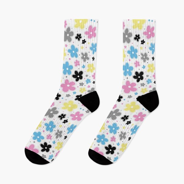 Item preview, Polygender Pride Flag Flowers Doodle Pastel designed and sold by JoyfulJen.