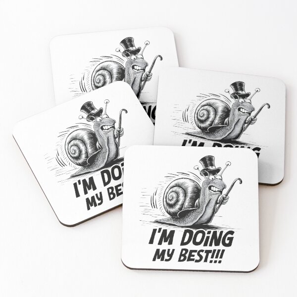 Item preview, I'm doing my best! Hand-drawn snail. Hurry up! designed and sold by Grygiel23.