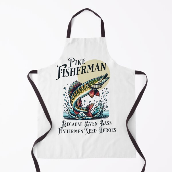 Item preview, Pike Fisherman, Because Even Bass Fishermen Need Heroes designed and sold by Whimsywilds.