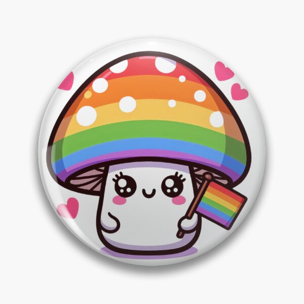 Aperçu de l'œuvre Pride Cuties: Drapeau arc-en-ciel Sticker créée et vendue par ouchbyflora.