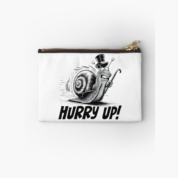 Item preview, Hurry up! Hand-drawn snail. Snail meme. designed and sold by Grygiel23.