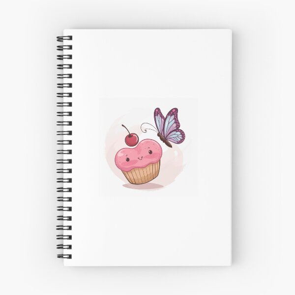 Item preview, cupcake and cute buttterfly designed and sold by Abby-addy.