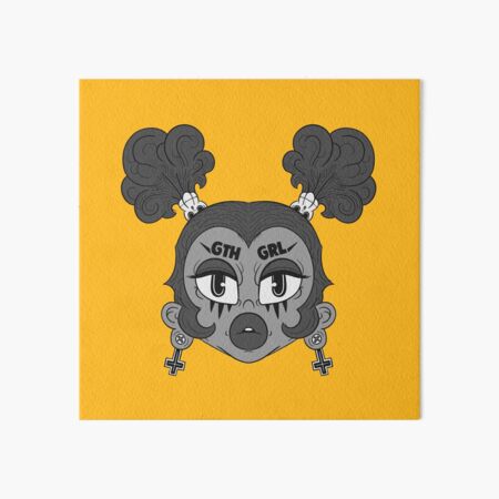 Vista previa del artículo con la obra «Gth Grl», diseñado y vendido por natappthing.