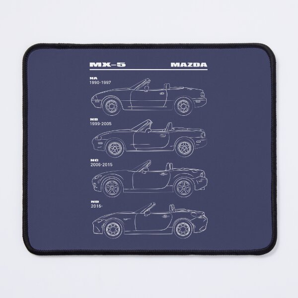 Item preview, Miata Generations White designed and sold by VonnArt.
