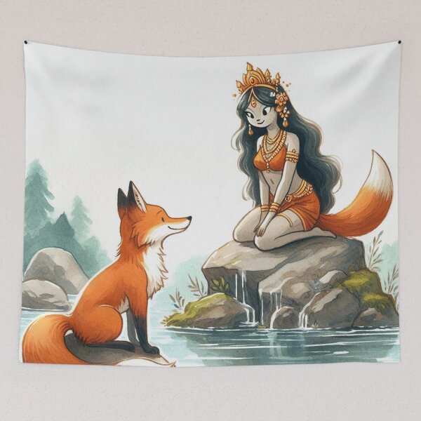Item preview, Fox and Goddess designed and sold by RaF71PrO.