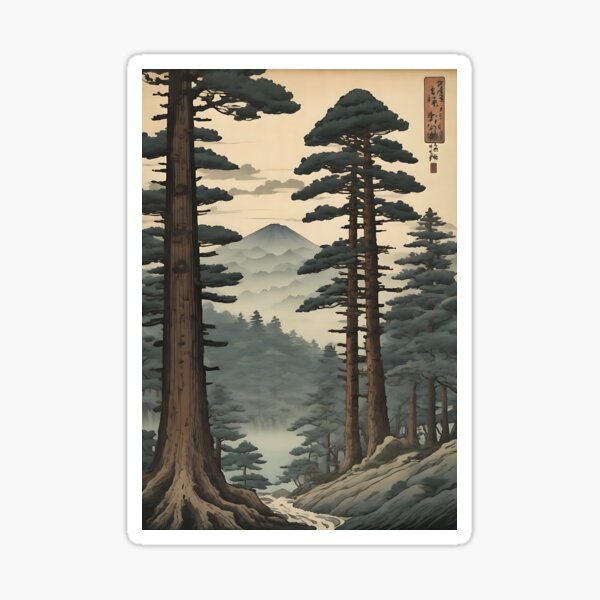 Item preview, Japanese pine forest designed and sold by Emile-Sabord.