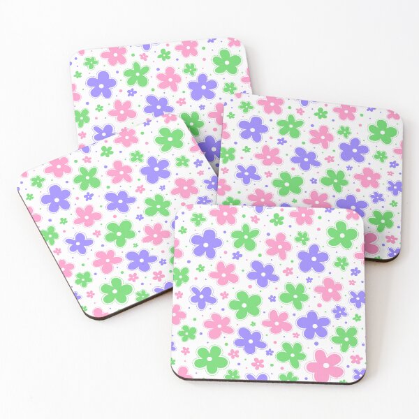 Item preview, Trigender Pride Flag Flowers Doodle Green designed and sold by JoyfulJen.