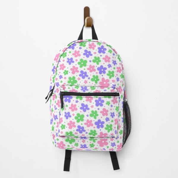 Item preview, Trigender Pride Flag Flowers Doodle Green designed and sold by JoyfulJen.