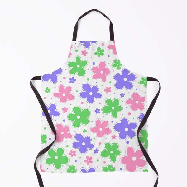 Item preview, Trigender Pride Flag Flowers Doodle Green designed and sold by JoyfulJen.